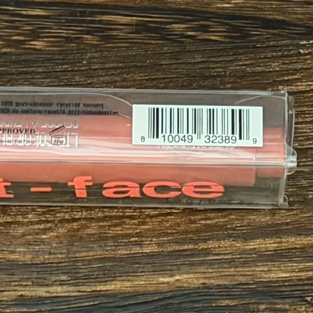 About-Face Bundle Cherry Pick Lip Pencil and Cheek Freak Blush Set. Peach. New!